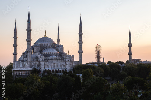 Istanbul's Blue Mosque at Twilight