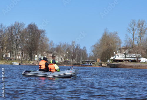 Couple in a boat