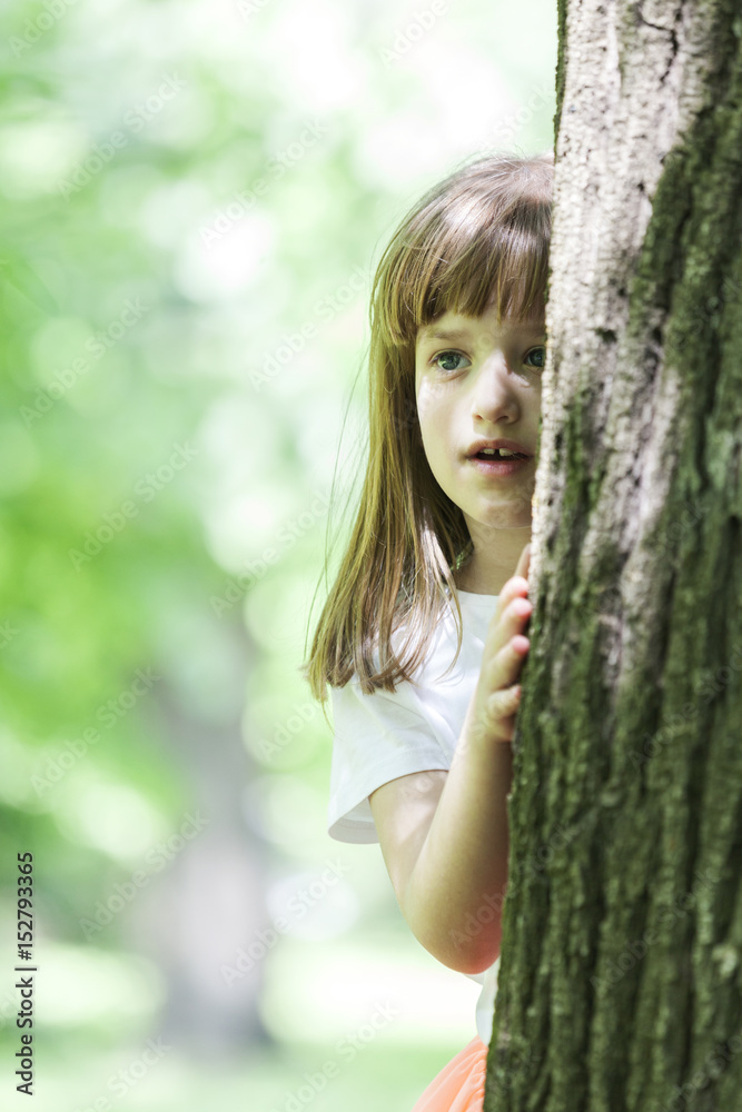 Young girl in nature Young girl in nature