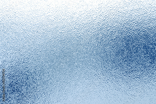 Fototapeta Close up of blue glass texture background