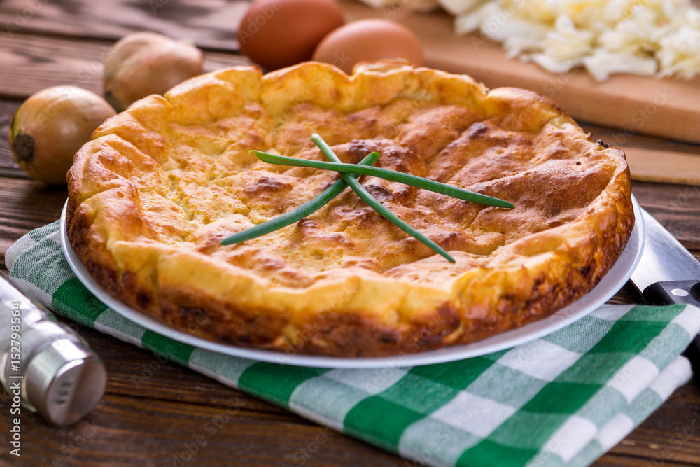 Cabbage pie with onion Cabbage pie with onion