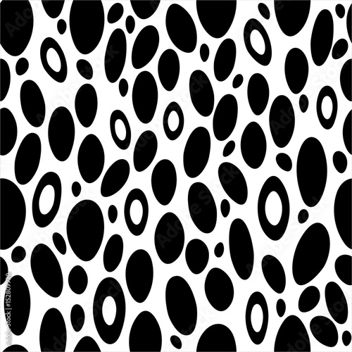 Black and white vector seamless abstract design background.