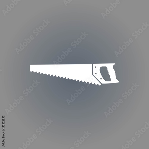 hacksaw icon stock vector illustration flat design