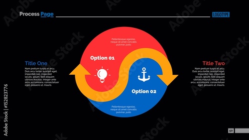 Yin Yang Sign Options Slide Template