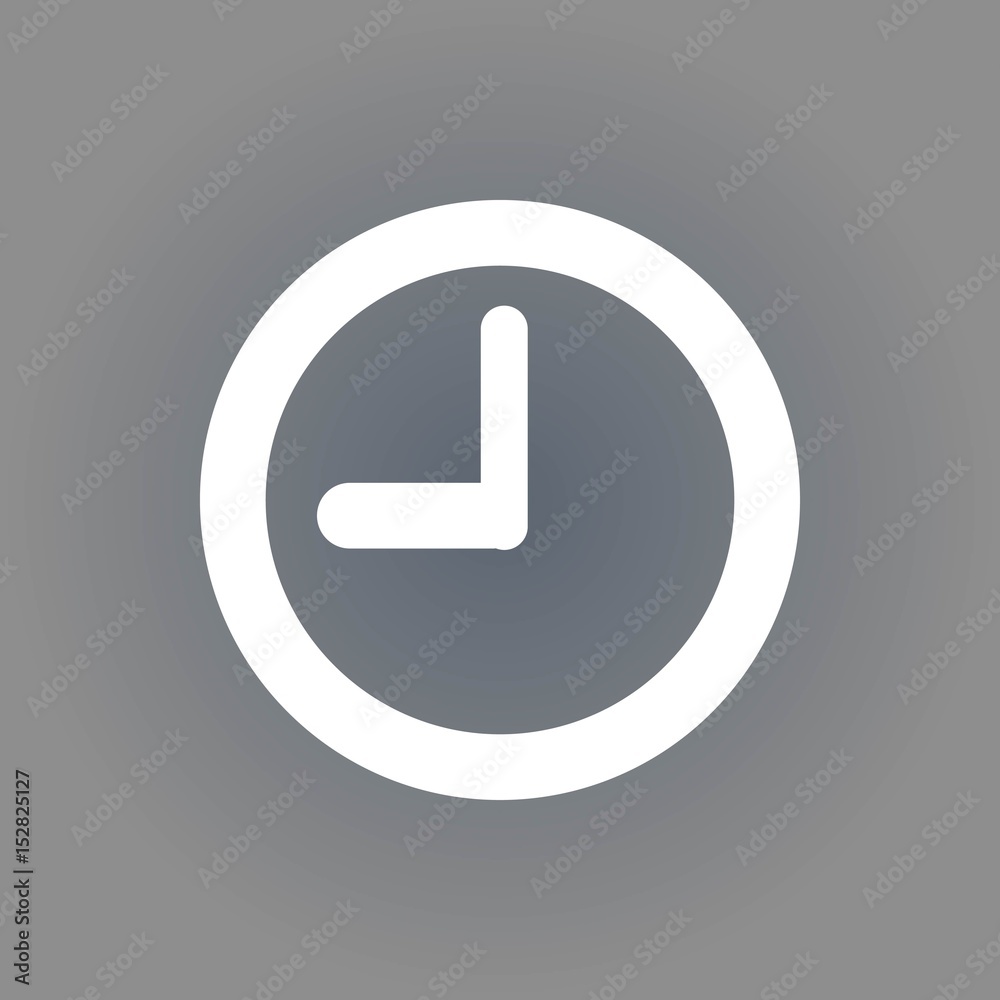 clock icon stock vector illustration flat design clock icon stock vector illustration flat design