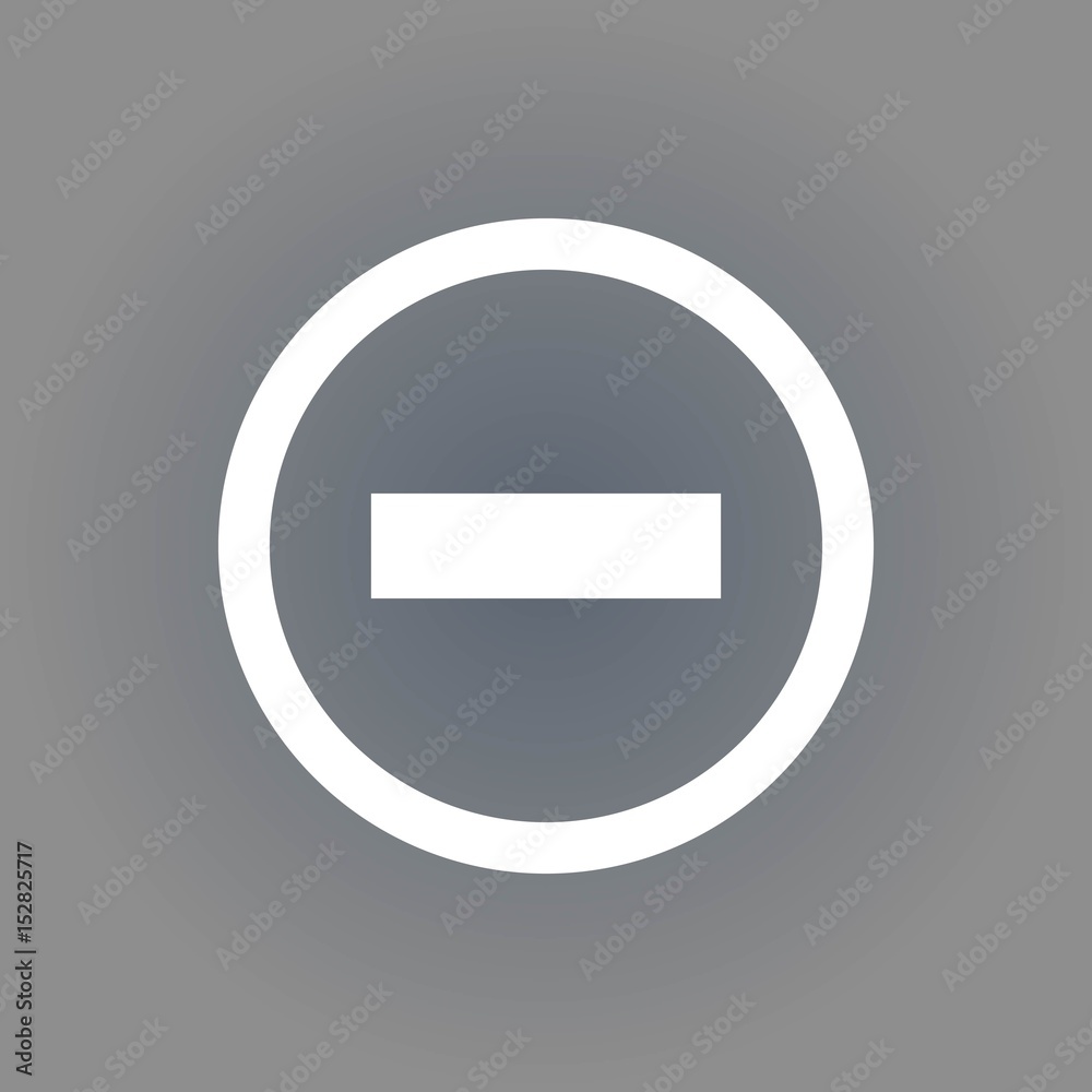 minus icon stock vector illustration flat design minus icon stock vector illustration flat design