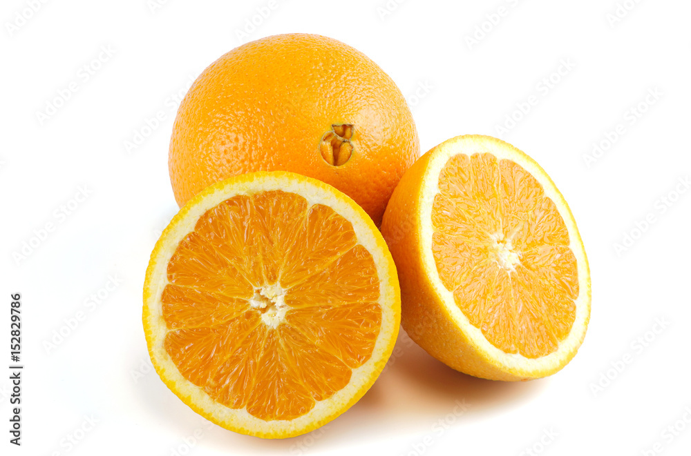 fresh orange isolated on white background fresh orange isolated on white background