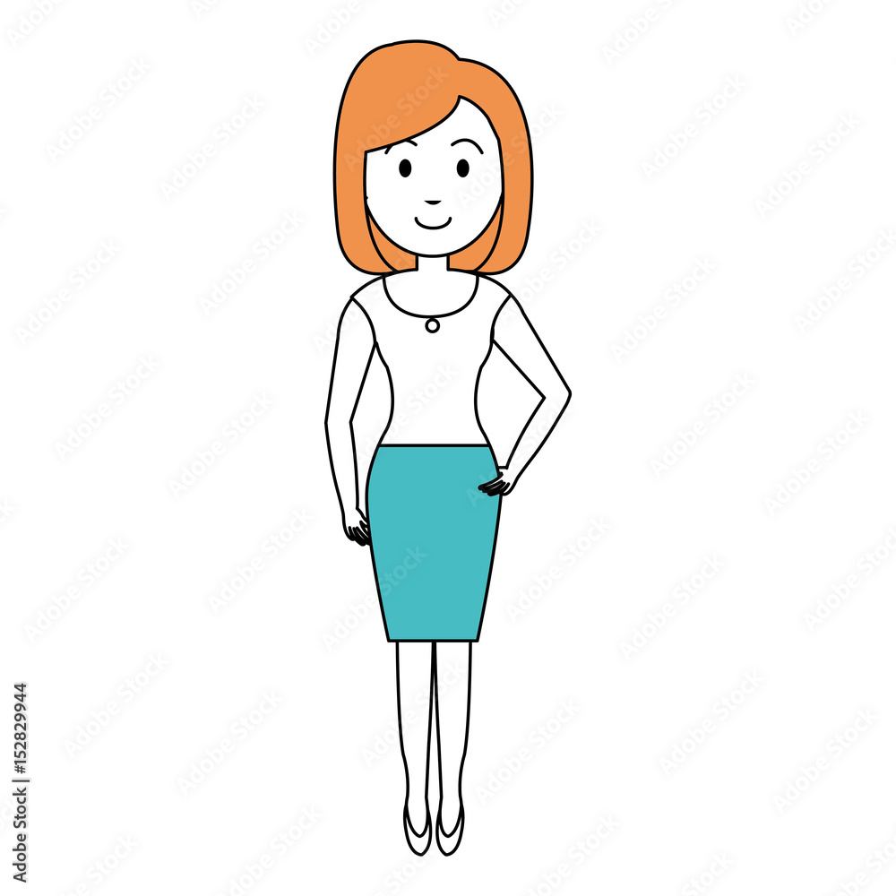 beautiful and young woman character vector illustration design beautiful and young woman character vector illustration design
