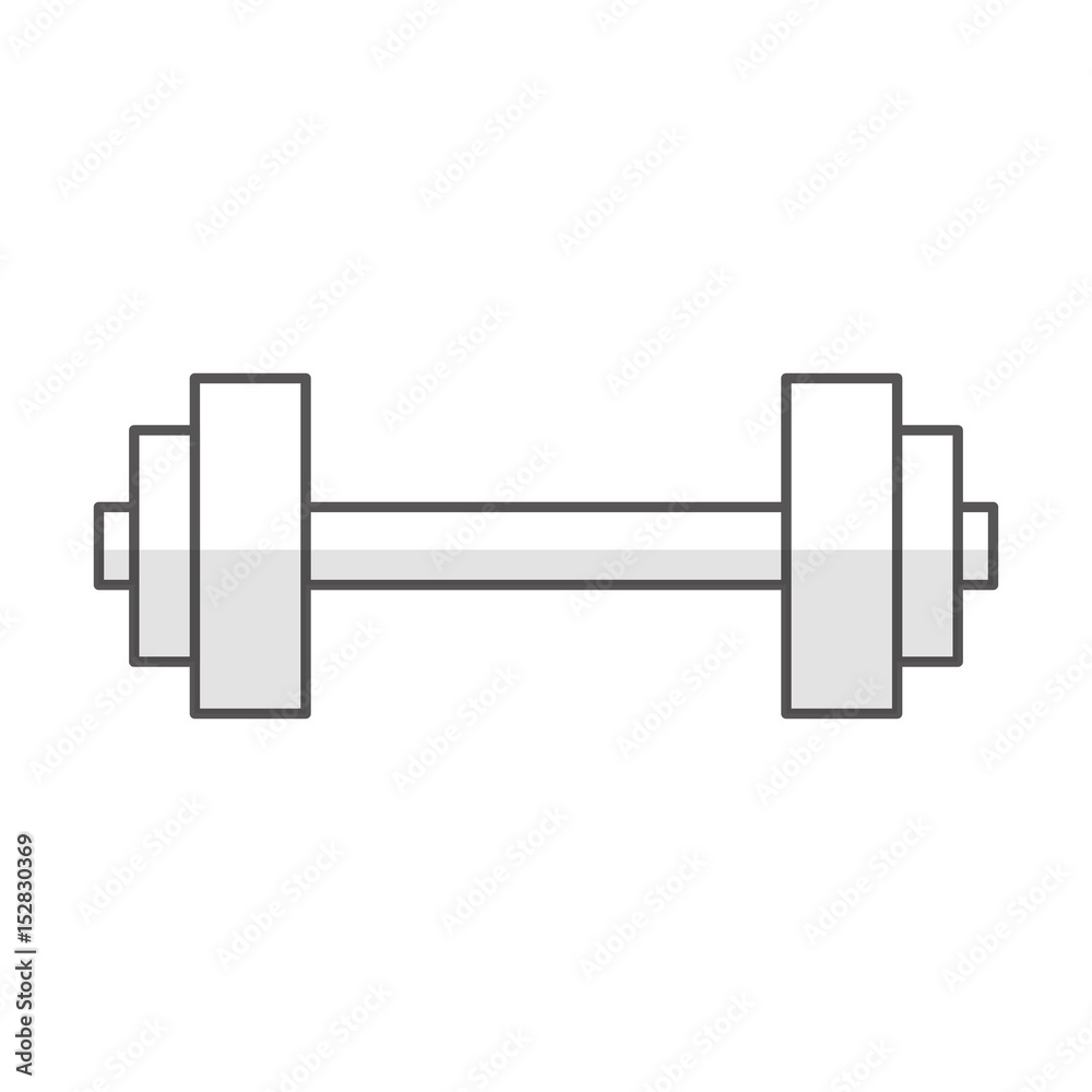 Gym dumbbell weight vector illustration graphic design Gym dumbbell weight vector illustration graphic design