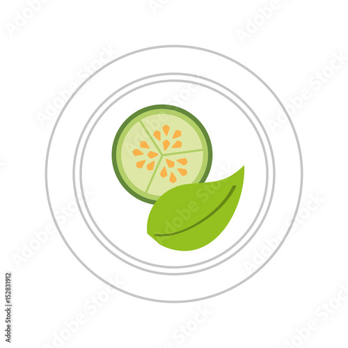 healthy vegetarian food vector illustration graphic design