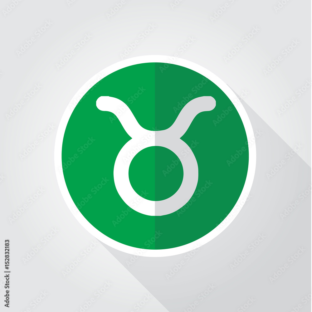 Taurus Icon Design Illustration Template Element Taurus Icon Design Illustration Template Element