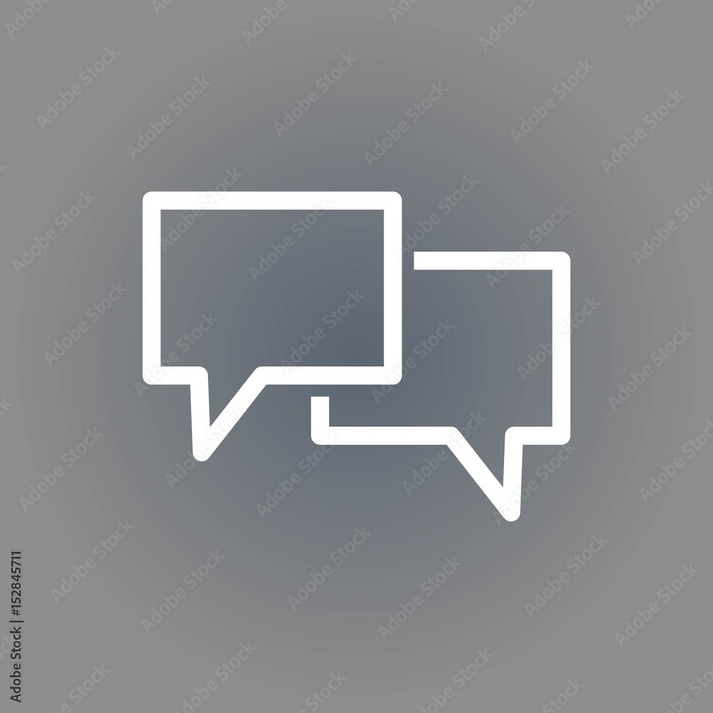 Speech Bubbles Icon. Chat pictogram icon stock vector illustration Speech Bubbles Icon. Chat pictogram icon stock vector illustration