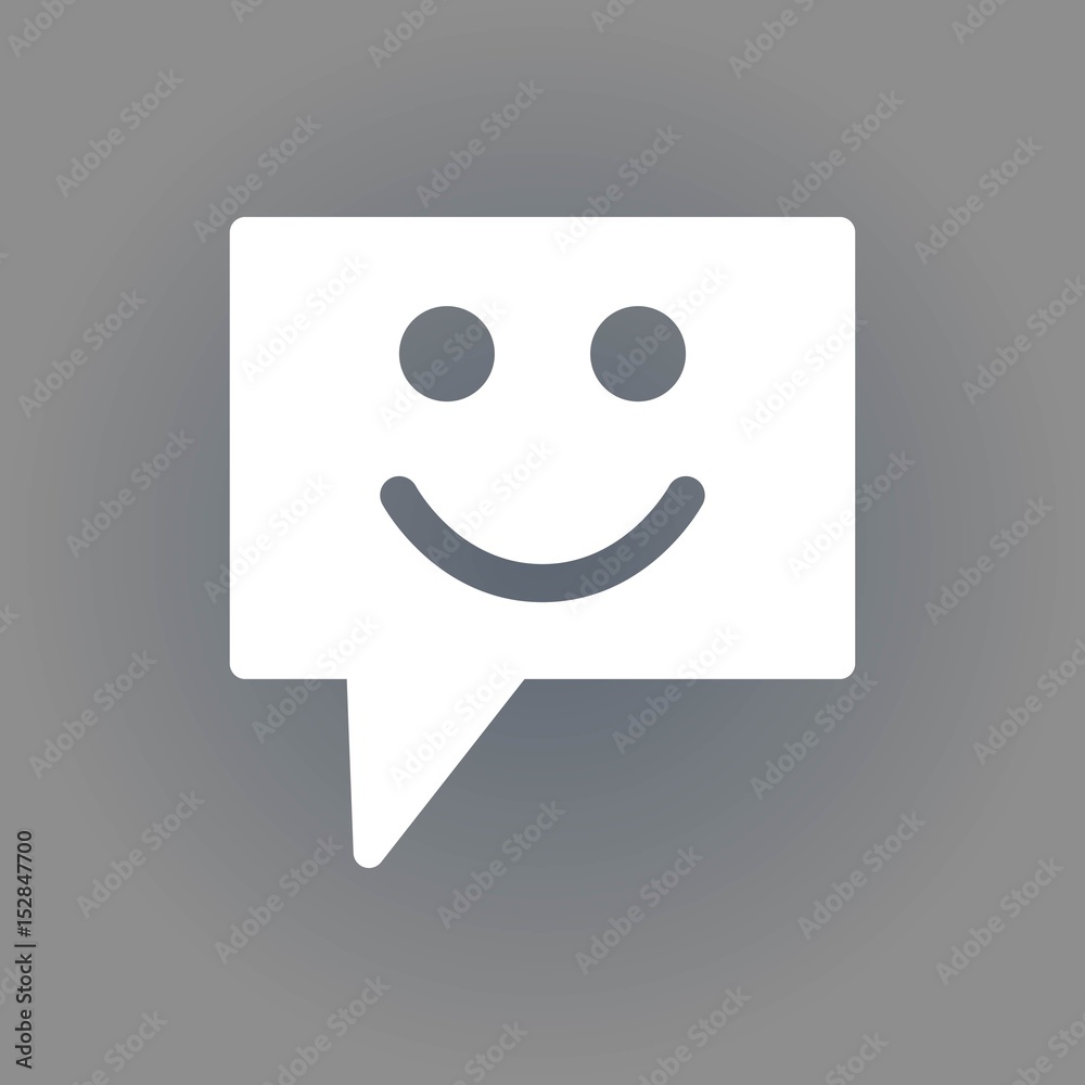 Speech Bubbles Icon. Chat pictogram icon stock vector illustration