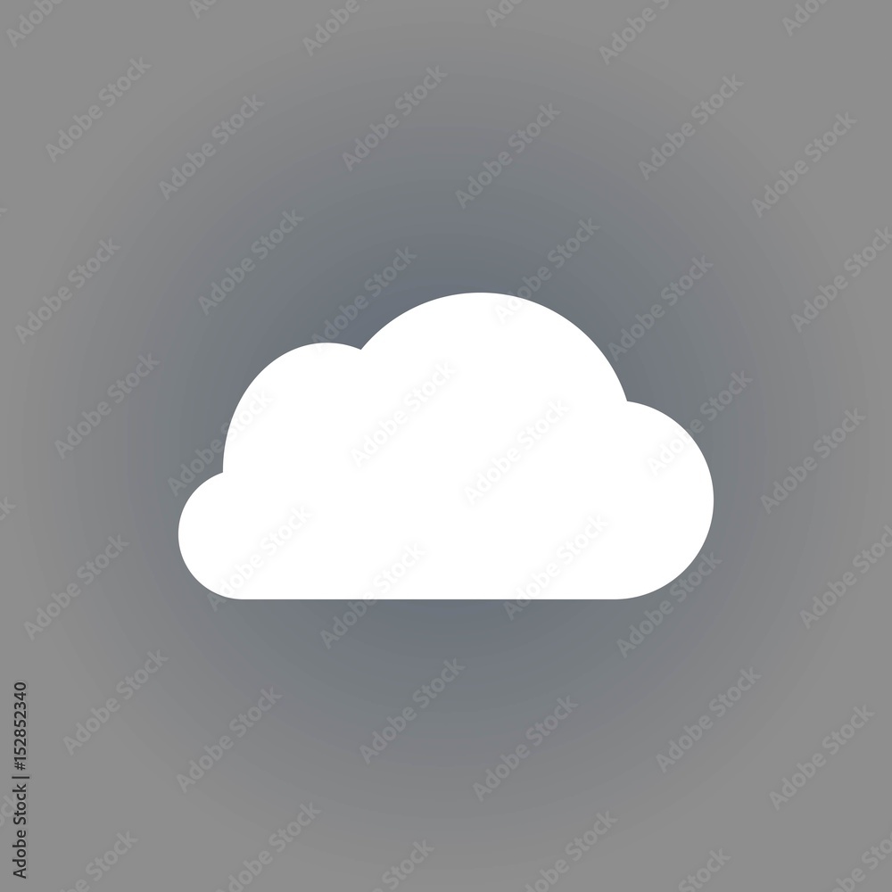 cloud icon stock vector illustration flat design cloud icon stock vector illustration flat design