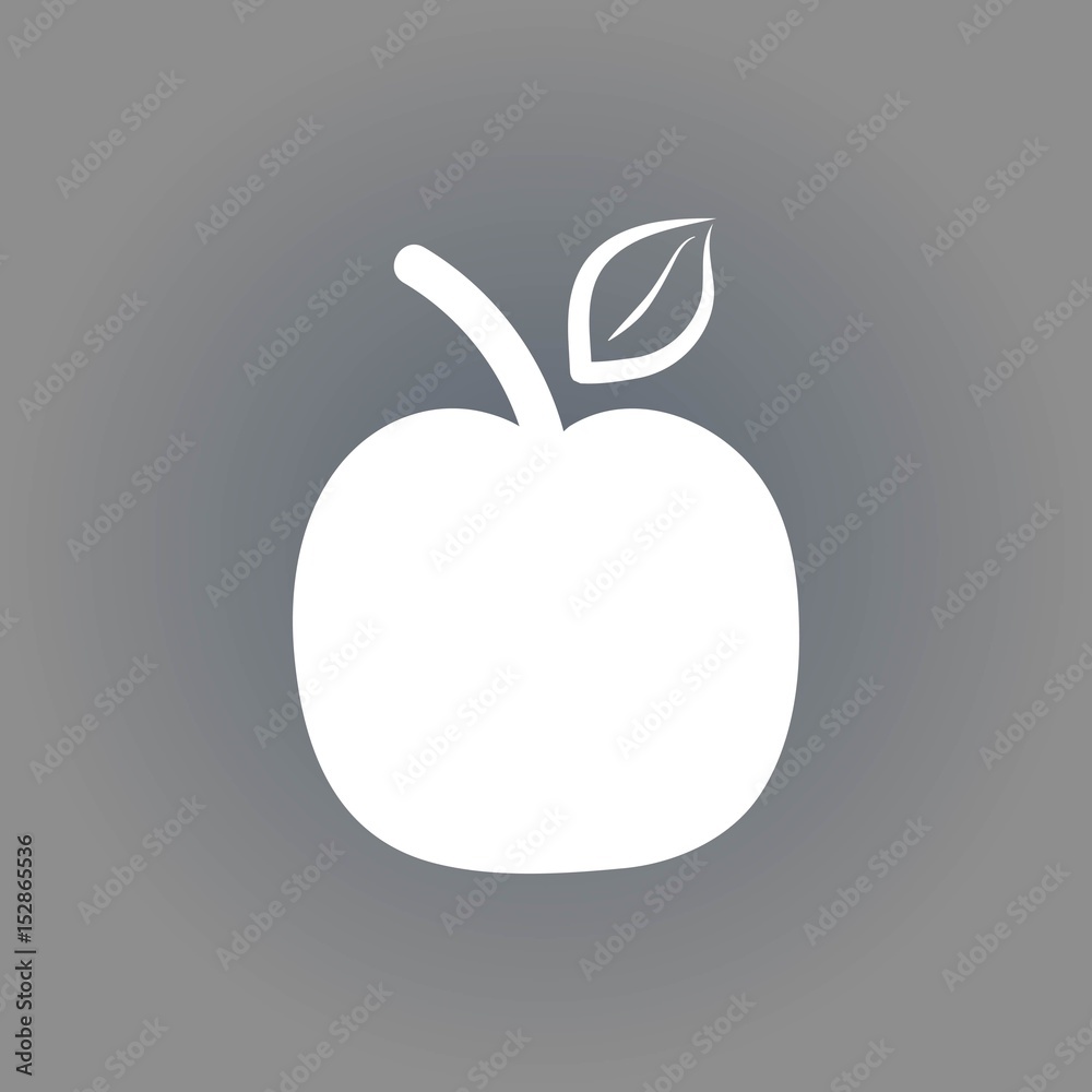 apple icon stock vector illustration flat design apple icon stock vector illustration flat design
