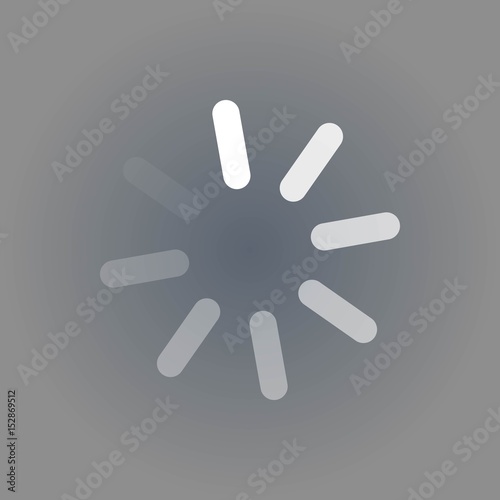 loading icon stock vector illustration flat design