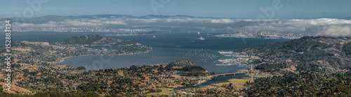 Tableau sur Toile Bay Area Panorama from Mount Tamalpais