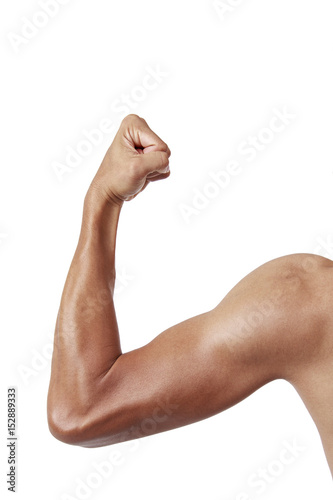 man's muscular arm
