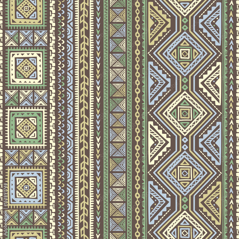 Ethnic Style Vector Seamless Pattern Ethnic Style Vector Seamless Pattern