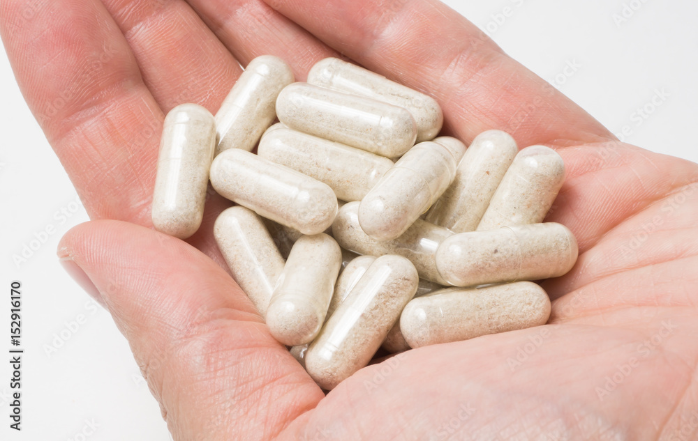 Handful of Herbal Organic Fiber Pills Handful of Herbal Organic Fiber Pills