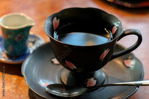 有田焼のカップに淹れた珈琲