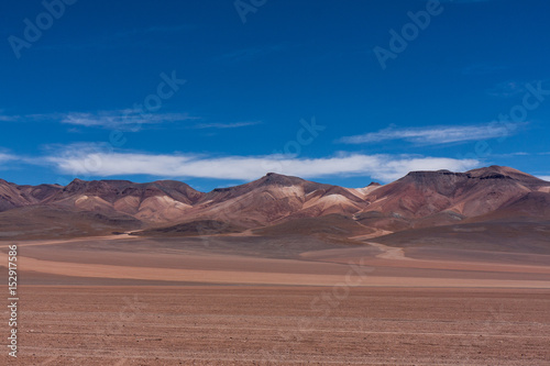 ボリビアのアルティプラノの山