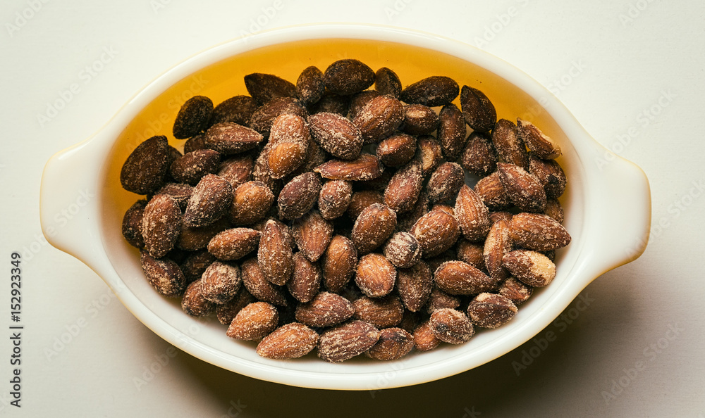 Roasted Almonds in a Bowl Roasted Almonds in a Bowl