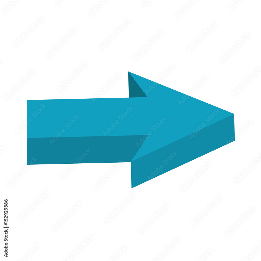 blue arrow icon over white background. vector illustration blue arrow icon over white background. vector illustration