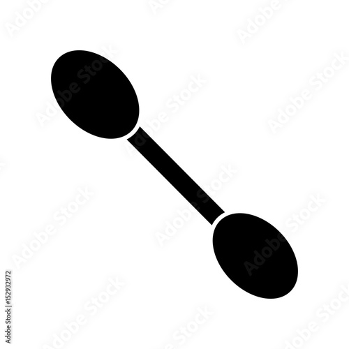 makeup brush icon over white background. vector illustration