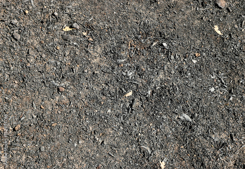 burnt and charred textured background photo