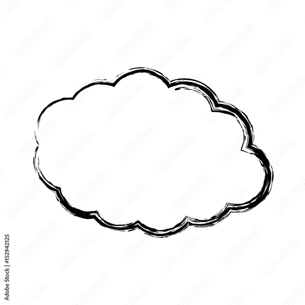 cloud icon over white background. vector illustration cloud icon over white background. vector illustration