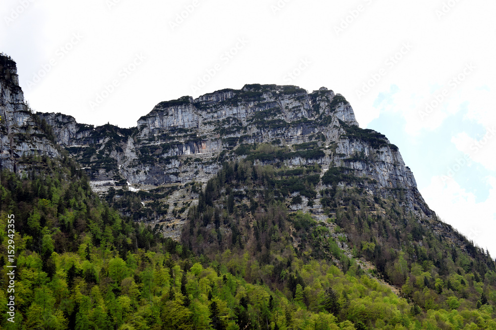 Mountain on German Alpine Road, Bavaria, Germany near Berchtesgaden.