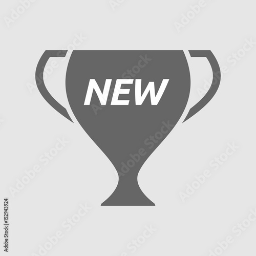 Isolated cup with    the text  FREE