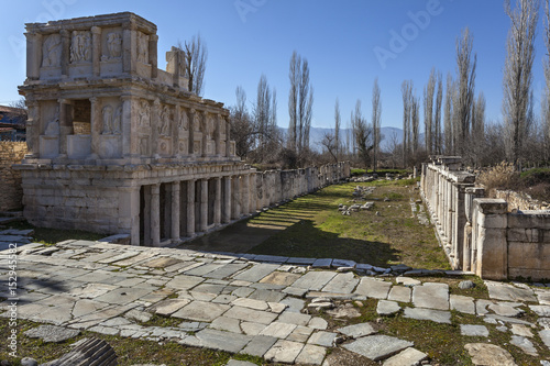 Monumental Sebasteion (Augusteum), temple complex dedicated to Aphrodite and the Julio-Claudian emperors, Aphrodisias, Geyre, Caria, Turkey photo