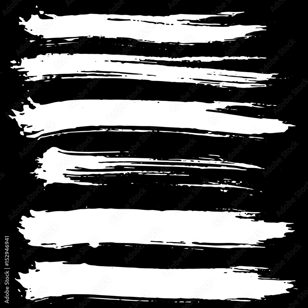 Ink vector brush strokes set. Vector illustration. Grunge hand drawn watercolor texture. Ink vector brush strokes set. Vector illustration. Grunge hand drawn watercolor texture.