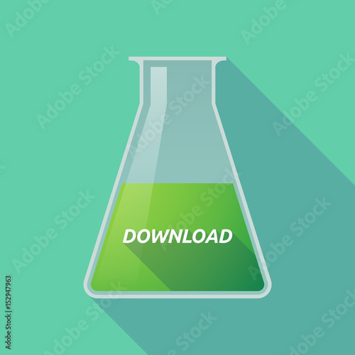 Long shadow tube with    the text DOWNLOAD