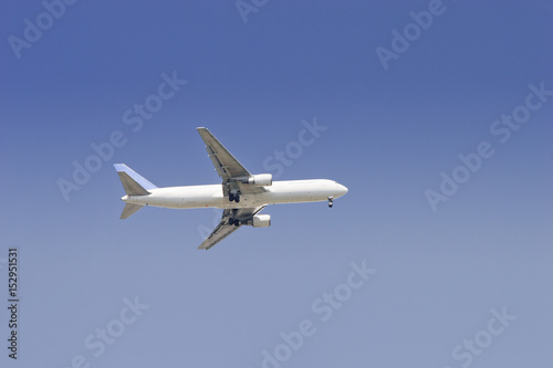 Airliner flying in sky