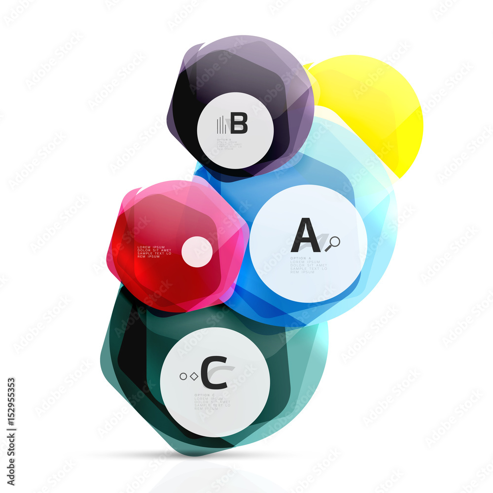 Geometrical hexagon aqua elements Geometrical hexagon aqua elements