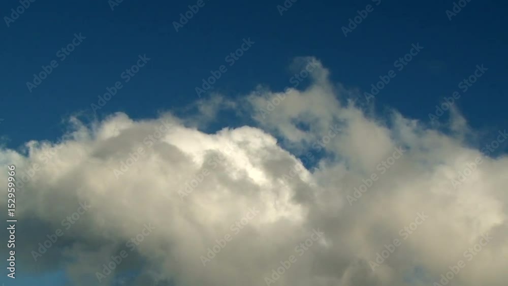 White clouds slowly rolling in the blue sky, Grenada White clouds slowly rolling in the blue sky, Grenada