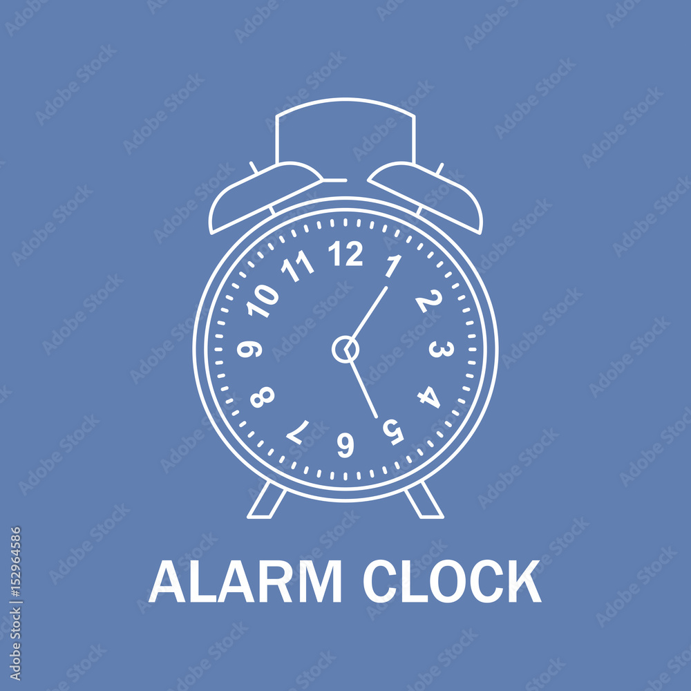Time and clock sign. Watch icon. Line style illustration isolated. Modern design. Time and clock sign. Watch icon. Line style illustration isolated. Modern design.