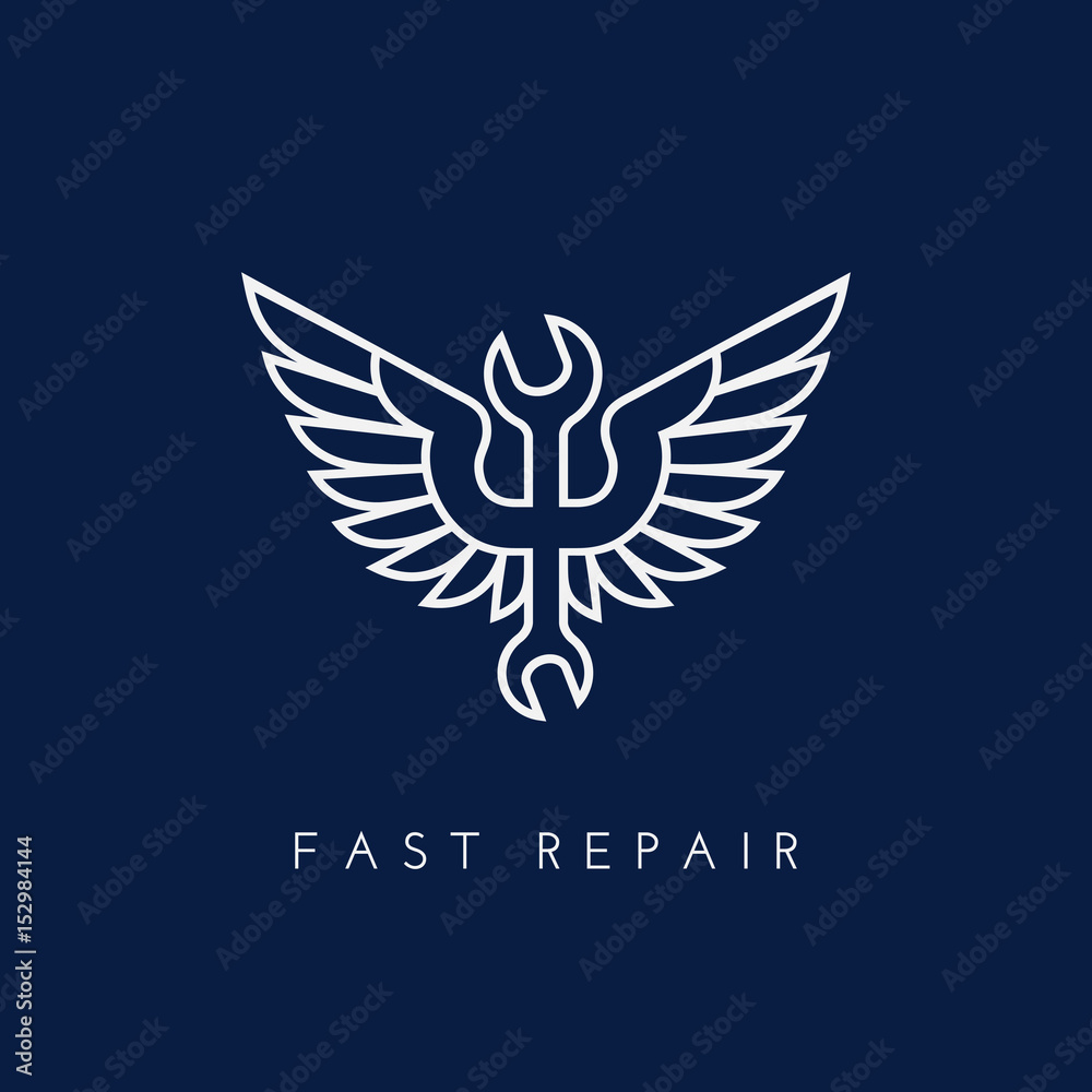 Fototapeta premium Winged spanner