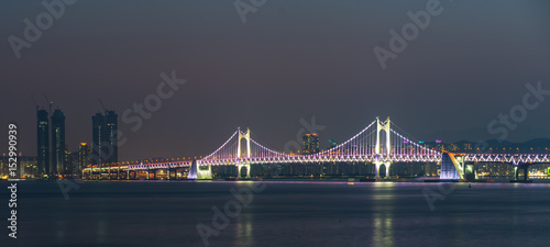 Gwangandaegyo Bridge at Night