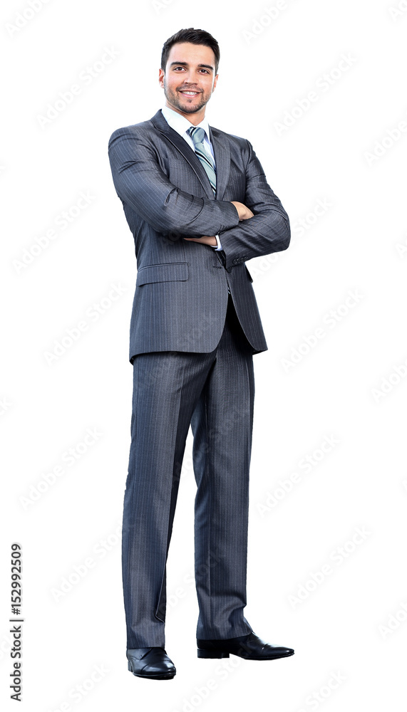 businessman isolated on white businessman isolated on white