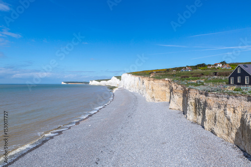 Seven sisters cliffs in Sussex.