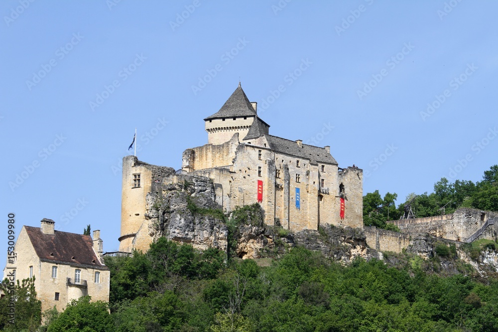 Castelnaud la chapelle,village classé sur la Dordogne,pays Sarladais,Périgord noir