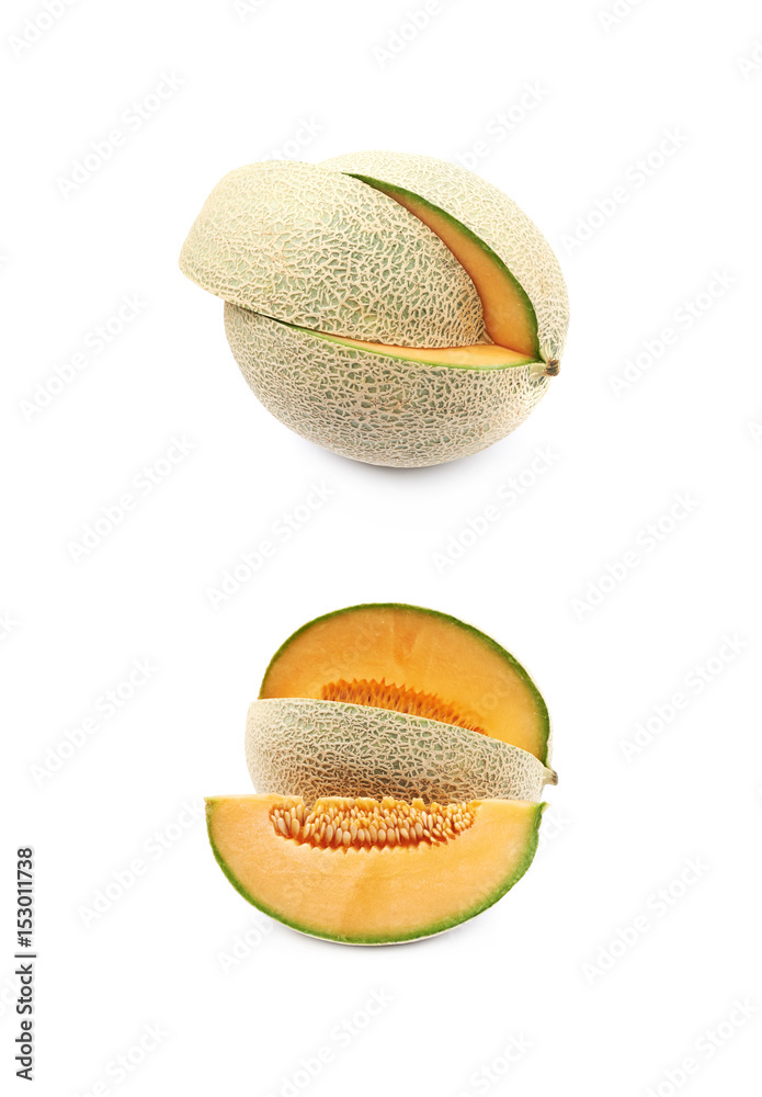 Sliced cantaloupe melon composition