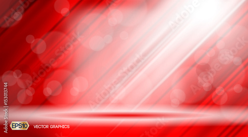 Red Glamorous fabric waves sparkling effects background. Vector illustration ...