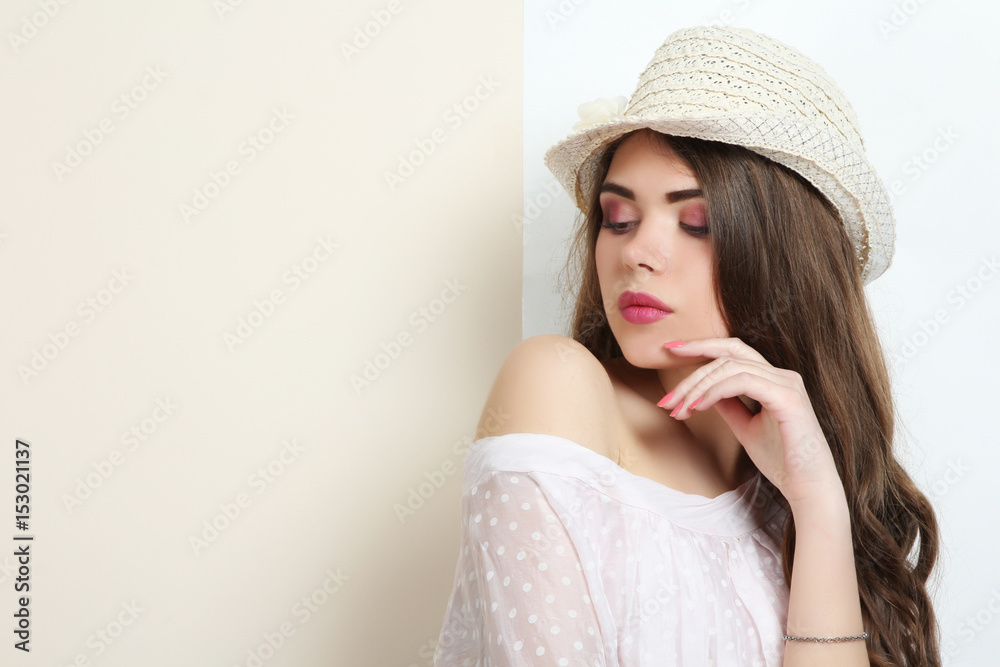 girl in a hat girl in a hat