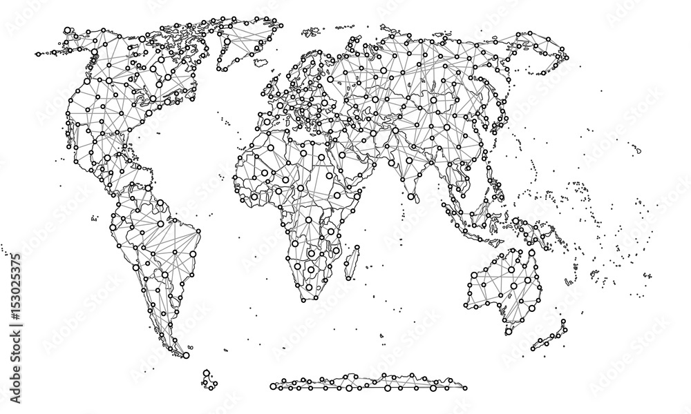 map political abstract of the world map political abstract of the world