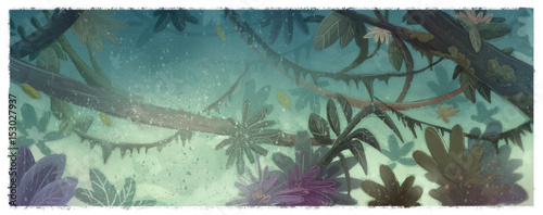 ilustracion de selva